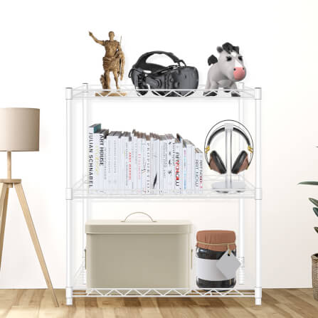 ชั้นวางของ 3 ชั้น INNHOME รุ่น Z3 ขนาด 55 ซม. สีขาว_8